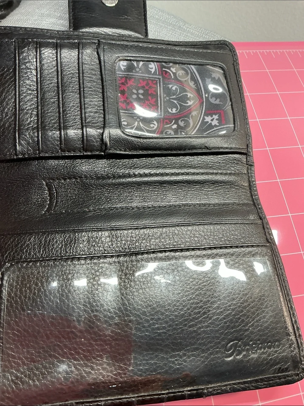 Brighton black leather wallet